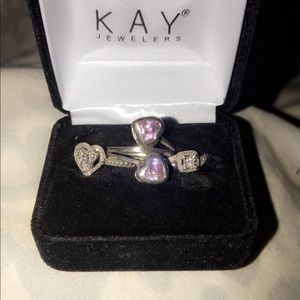 3 rings. middle one is a 6-7 & the other two are 4